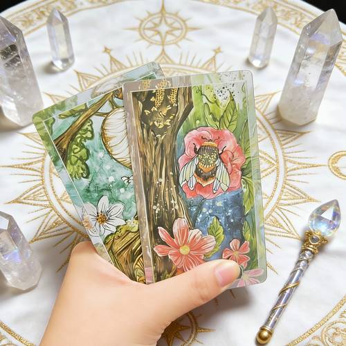 of 84 forest elf tarot cards card size 12x7cm an english guide suitable for beginners beautiful forest animal cards ideal for christmas spring festival and easter gifts