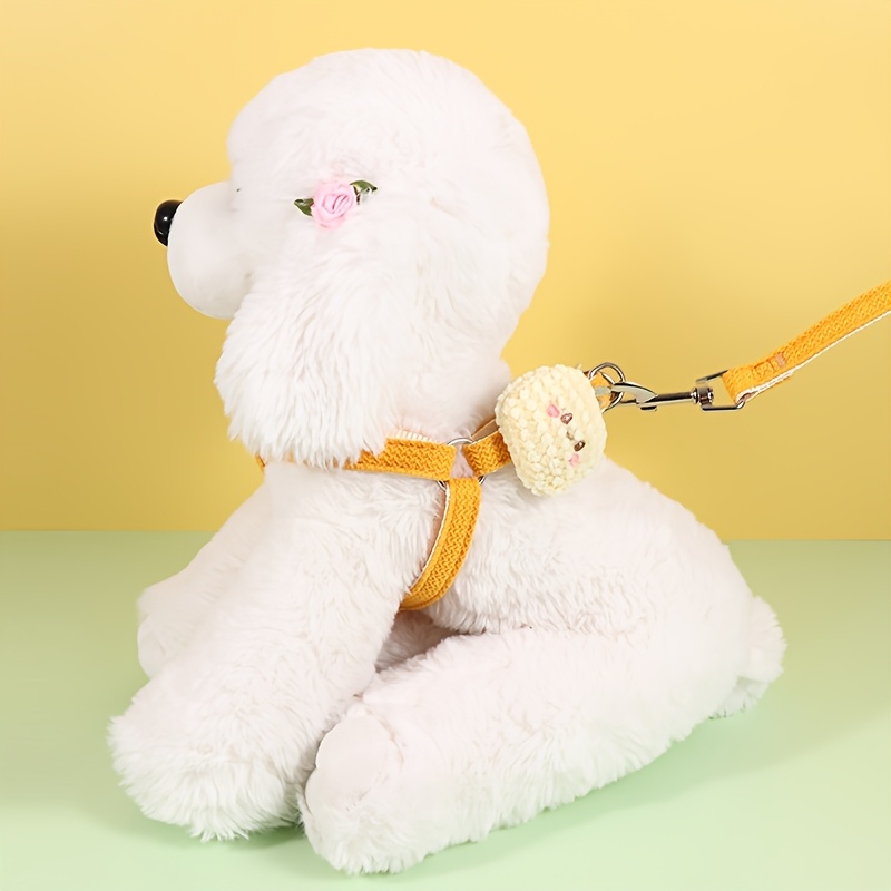 Adjustable Dog Harness with Leash for Small to Medium Dogs