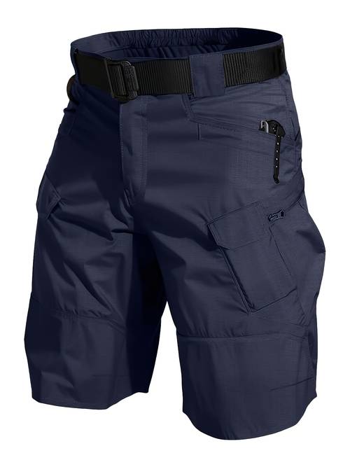 short cargo tactique pour homme, multi-poches, aux déchirures, à lusure et durable, short dété de couleur , adapté à la randonnée air, ceinture
