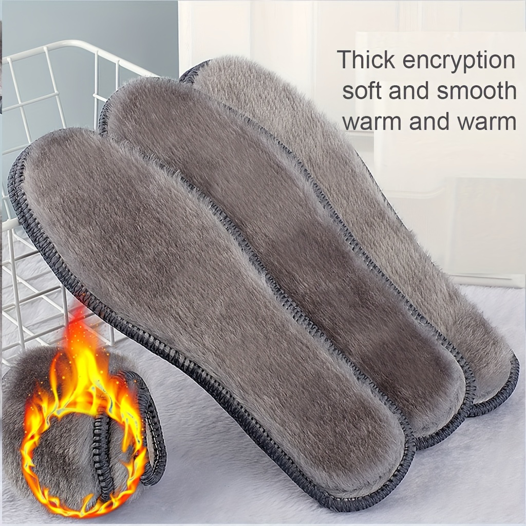 

5 Pairs Of Fluffy Insoles, Warm Rabbit Hair Insoles For Men And Women, Soft And Comfortable, Suitable For Daily Use In Winter