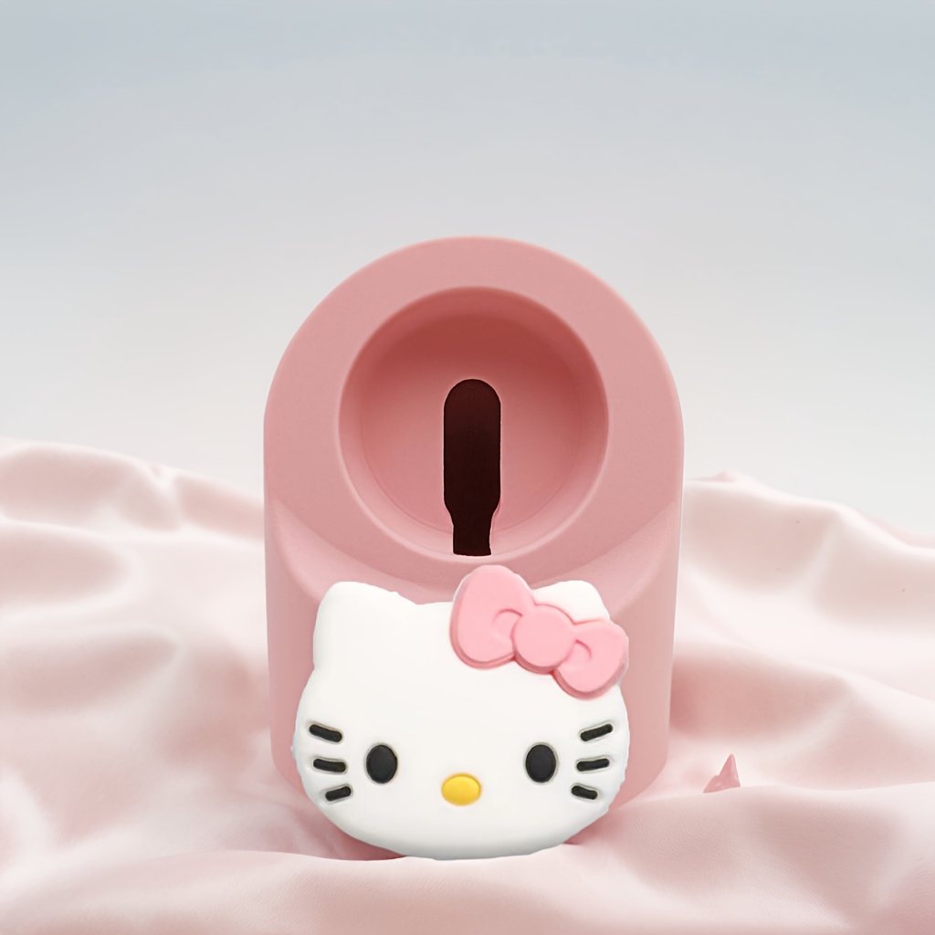 Image of Cute Hello Kitty Stand For Watch Series Ultra/10/9/8/se2/7/6/se/5/4/3/2/1 - Cartoon Watch Stand