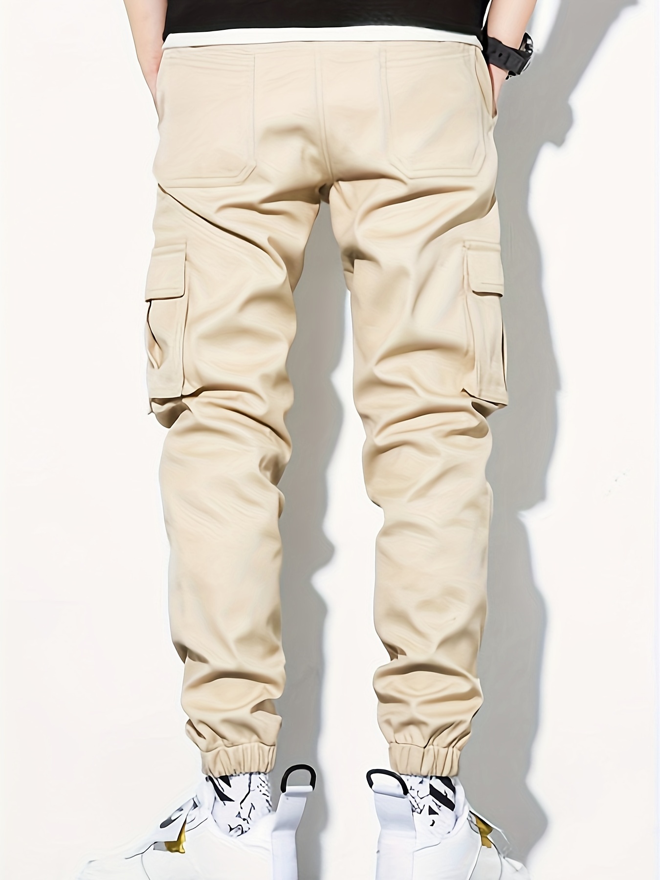 Camouflage Multi Pockets Men's Cotton Cargo Pants Trendy - Temu Australia