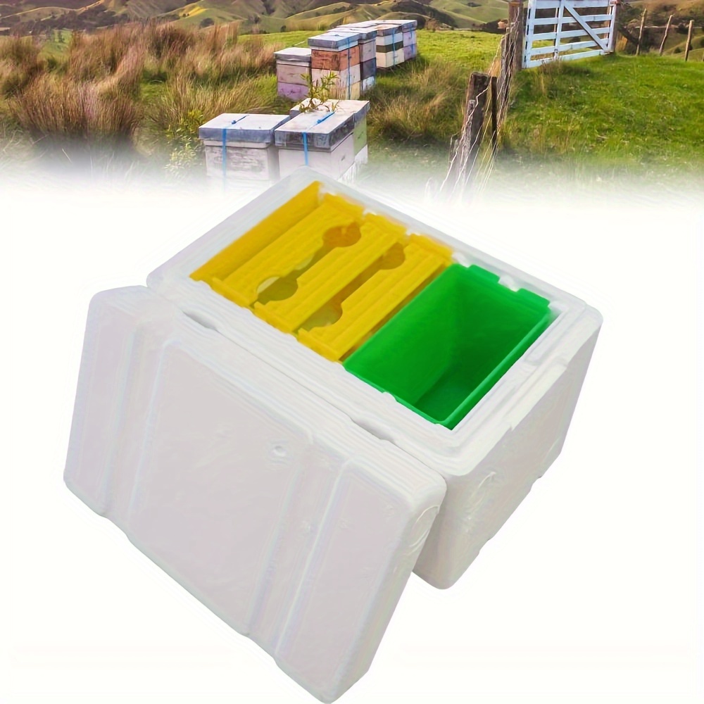 1 sada jednovrstvového chovateľského boxu Queen, krycieho boxu, včelárskeho vybavenia úľa, potrebného úľa na chov