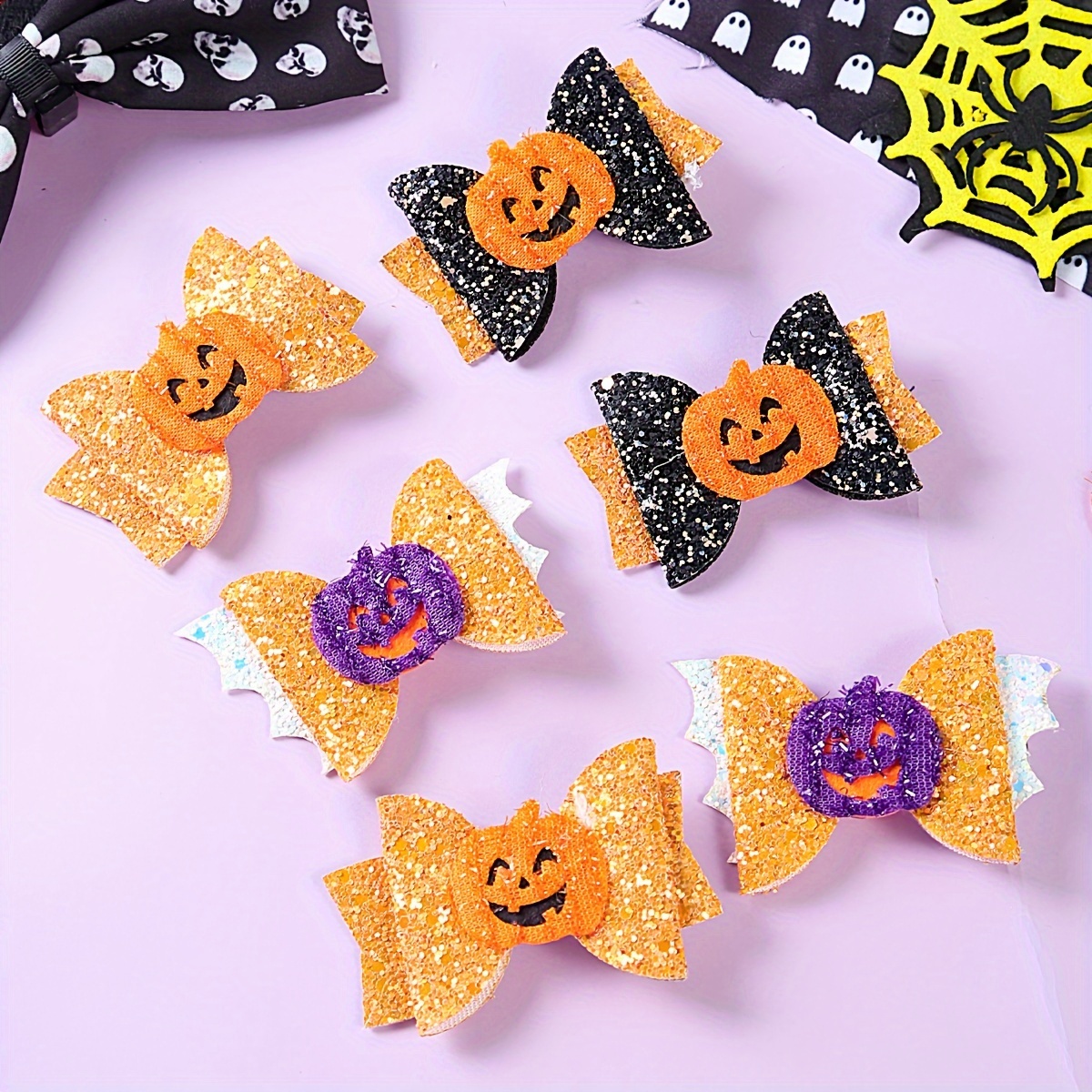 

2pcs Halloween Bow - & , Accessories For And , Decorations