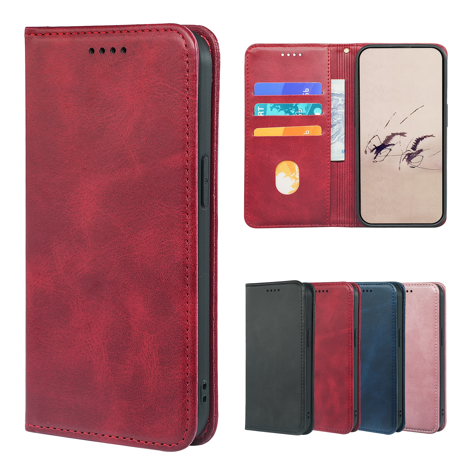 TEMU Phone Case: [suitable For Oppo Phone Case]suitable For Oppo A80 5g/a3 Flip Cover Wallet Case, Perfectly Fits The Phone, With 3 Card Slots,