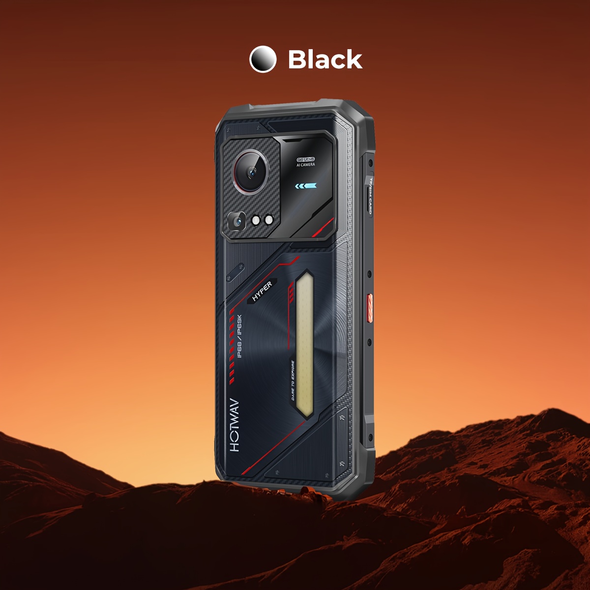 TEMU Hotwav 7s Outdoor Mobile Phone Features 16gb Of (4gb Plus 12gb Expandable) And 256gb Of Internal Storage, Which Expanded Up To 1tb. It Runs On