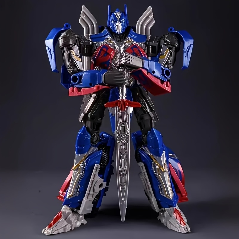Blue Pillar Robot Toy, Combat Action Figure, Toy Car Model Toy