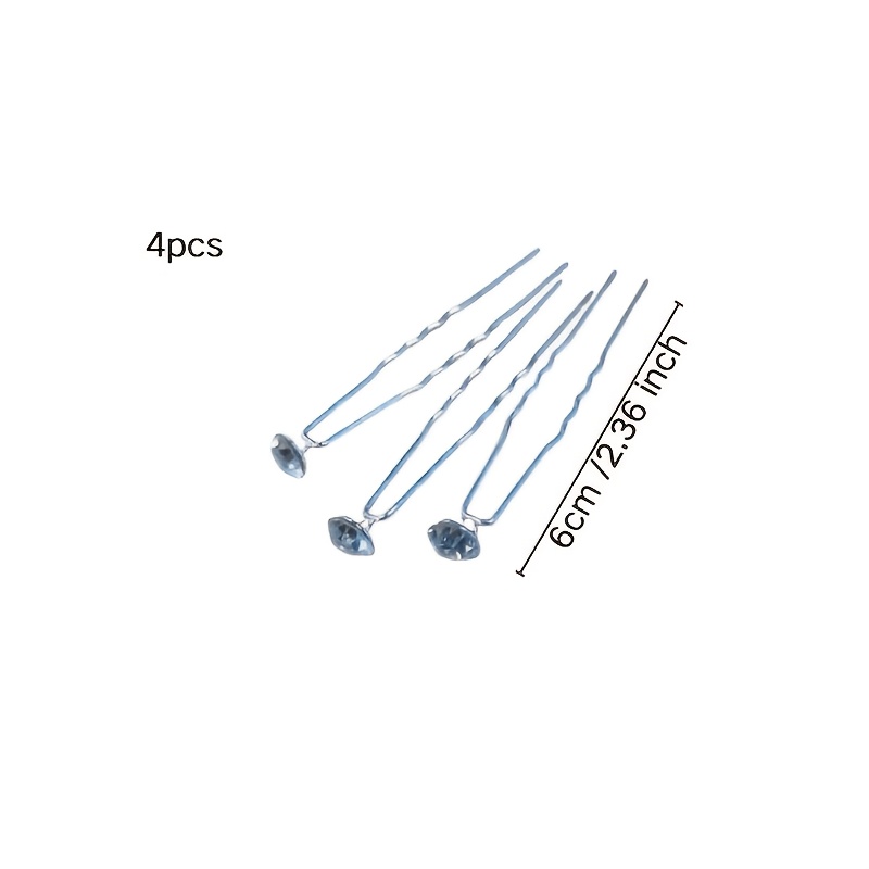 U-Shaped Hairpin Headpiece Accessory for Brides and Bridesmaids