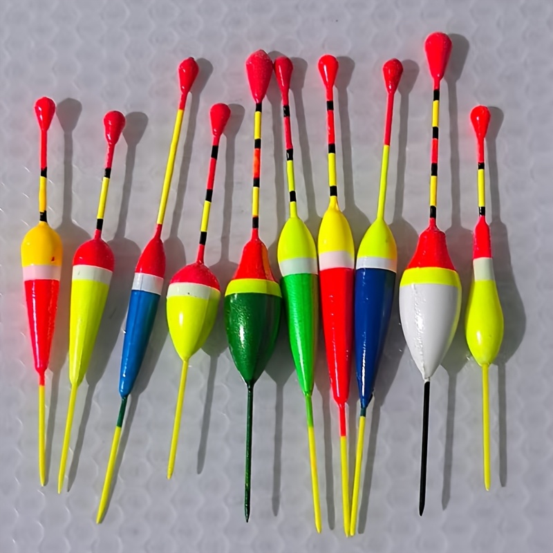 10pcs Shore Fishing Float, Fir Long-range Casting Float For Sea Fishing, Vertical Float