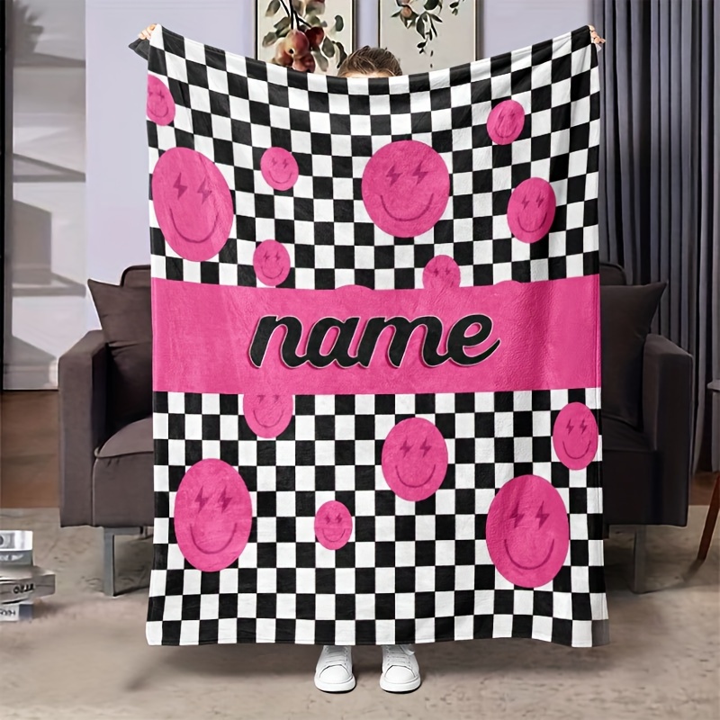 

Personalized Smile Blanket - , All- For & Bed