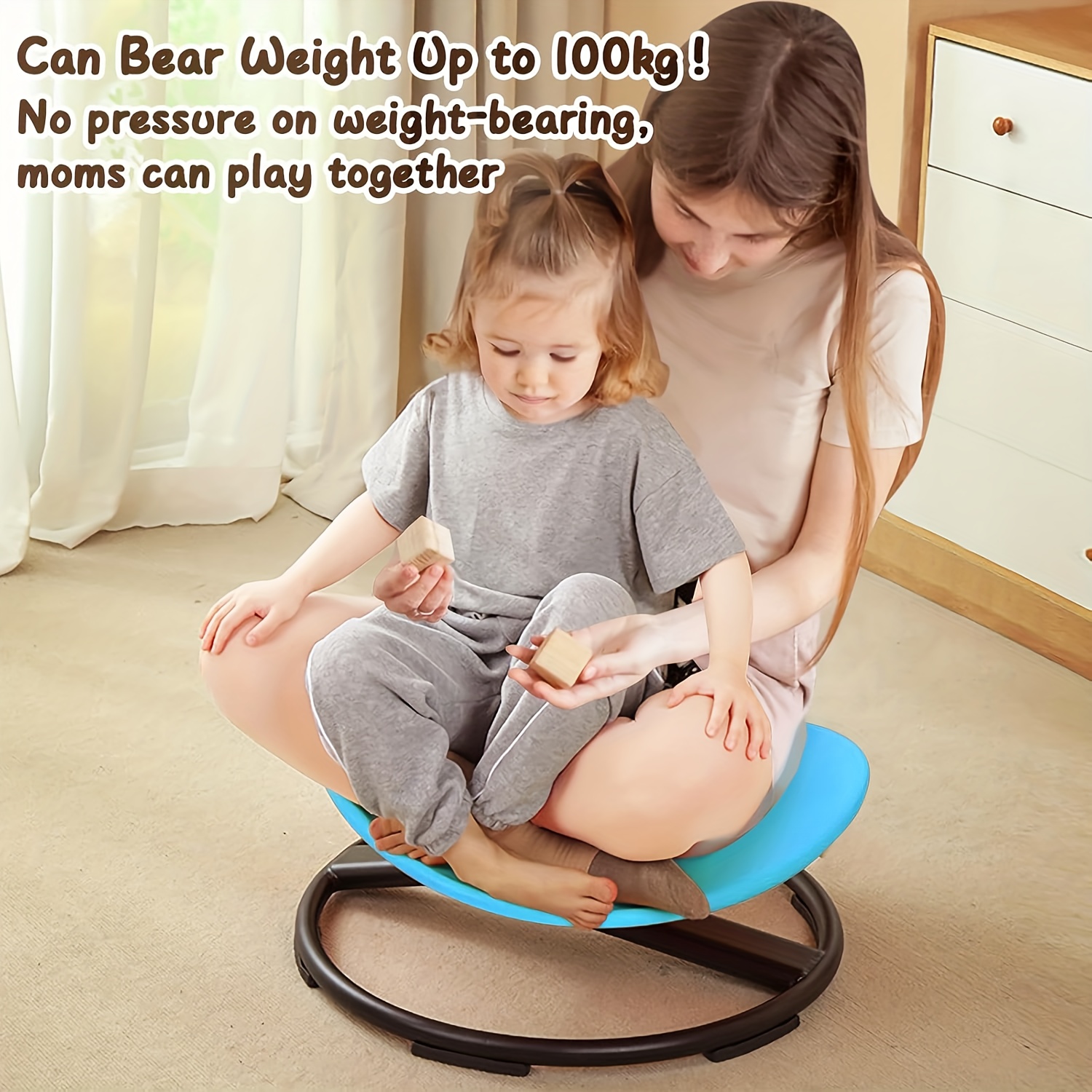 rotating rocking chair for kids a sensory seat   to enhance body coordination requiring no assembly with a non slip feature   perfect for children with   great for interactive playtime between mothers and their children