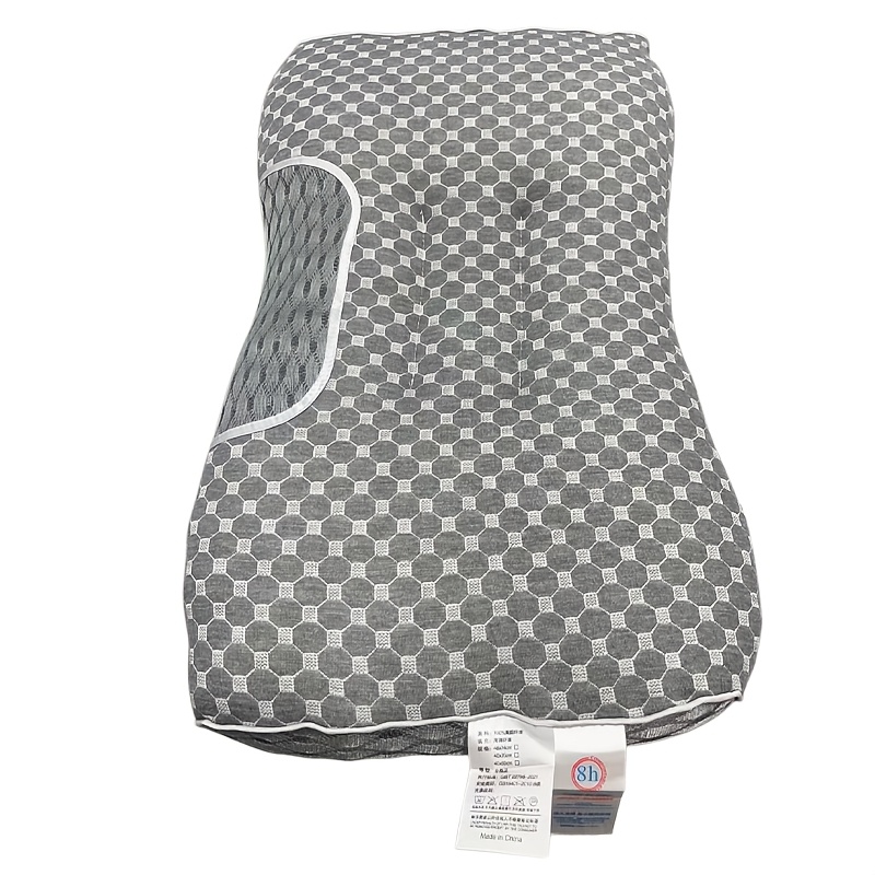 TEMU 1 cuscino cervicale ergonomico regolabile - morbida, per la decorazione e camera da letto, per , confortevole, cuscino moderno, regalo per il