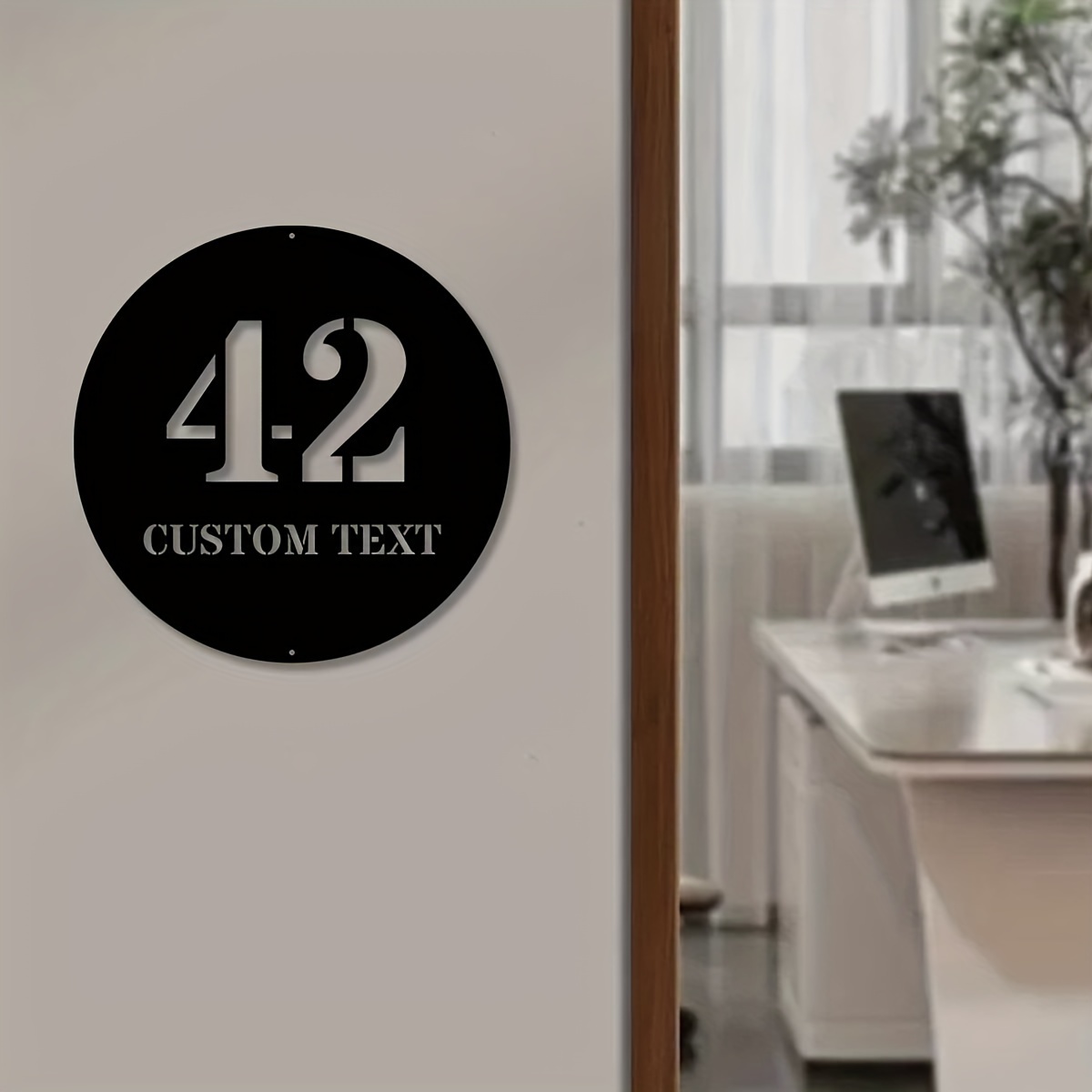 

- Personalized Plaque For / Decor, Housewarming