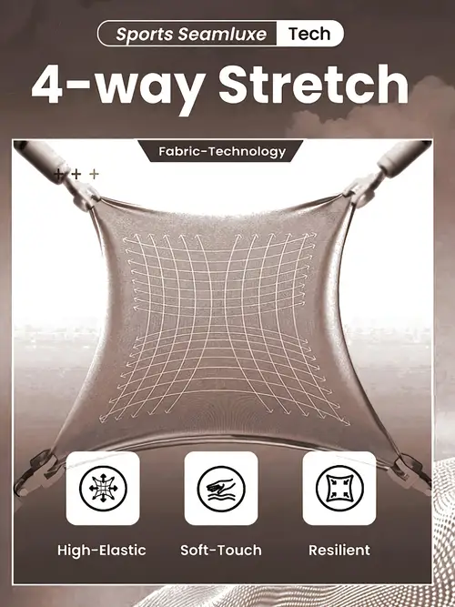 Apricot High-Waist Tummy Control Yoga Pants