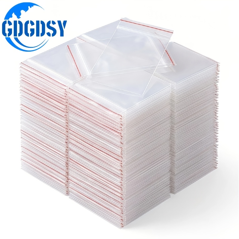 TEMU 500pcs Plastic Bags, Packaging Bags, , Bag, Rectangle, Clear, 6 X 8 Cm