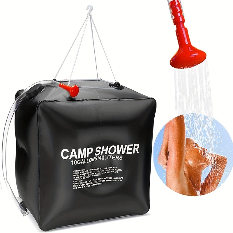 

40l Outdoor Camping Shower Bag, Hand Washing Water Storage Bag For Camping