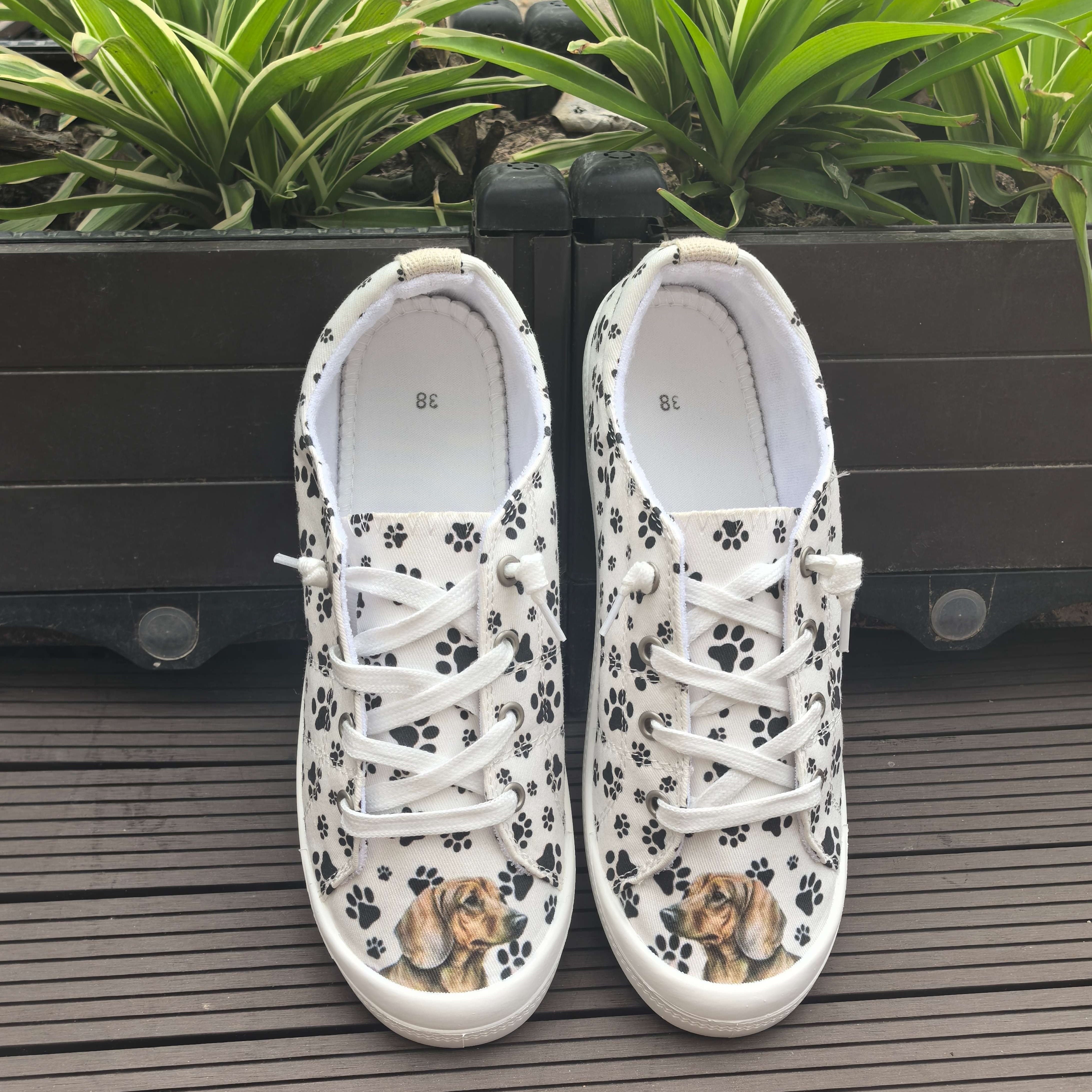 Cat Paw Custom Print Womens Canvas Boots outlet Sneakers Trainers