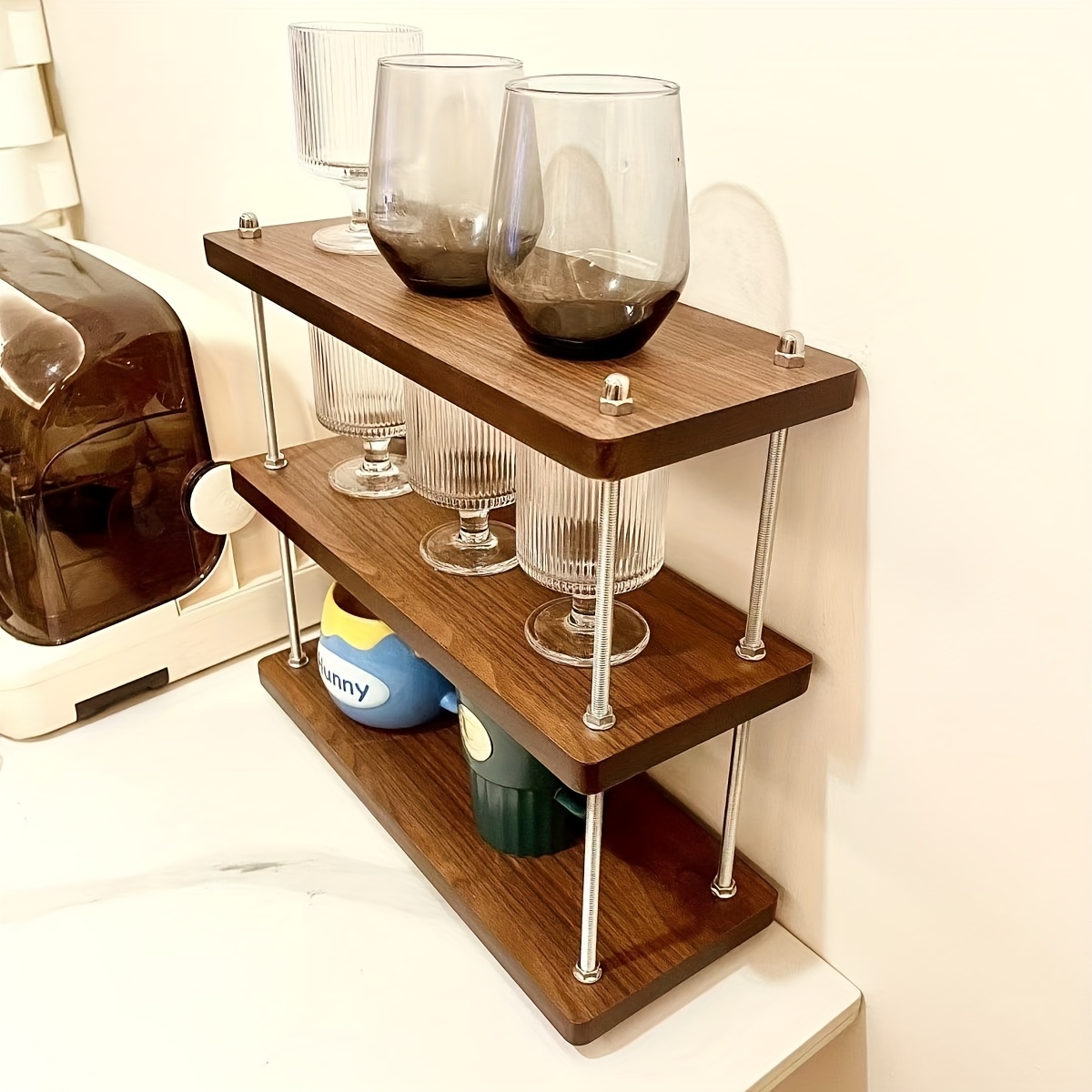 3 tier adjustable height board shelf coffee cup - Temu United Arab Emirates