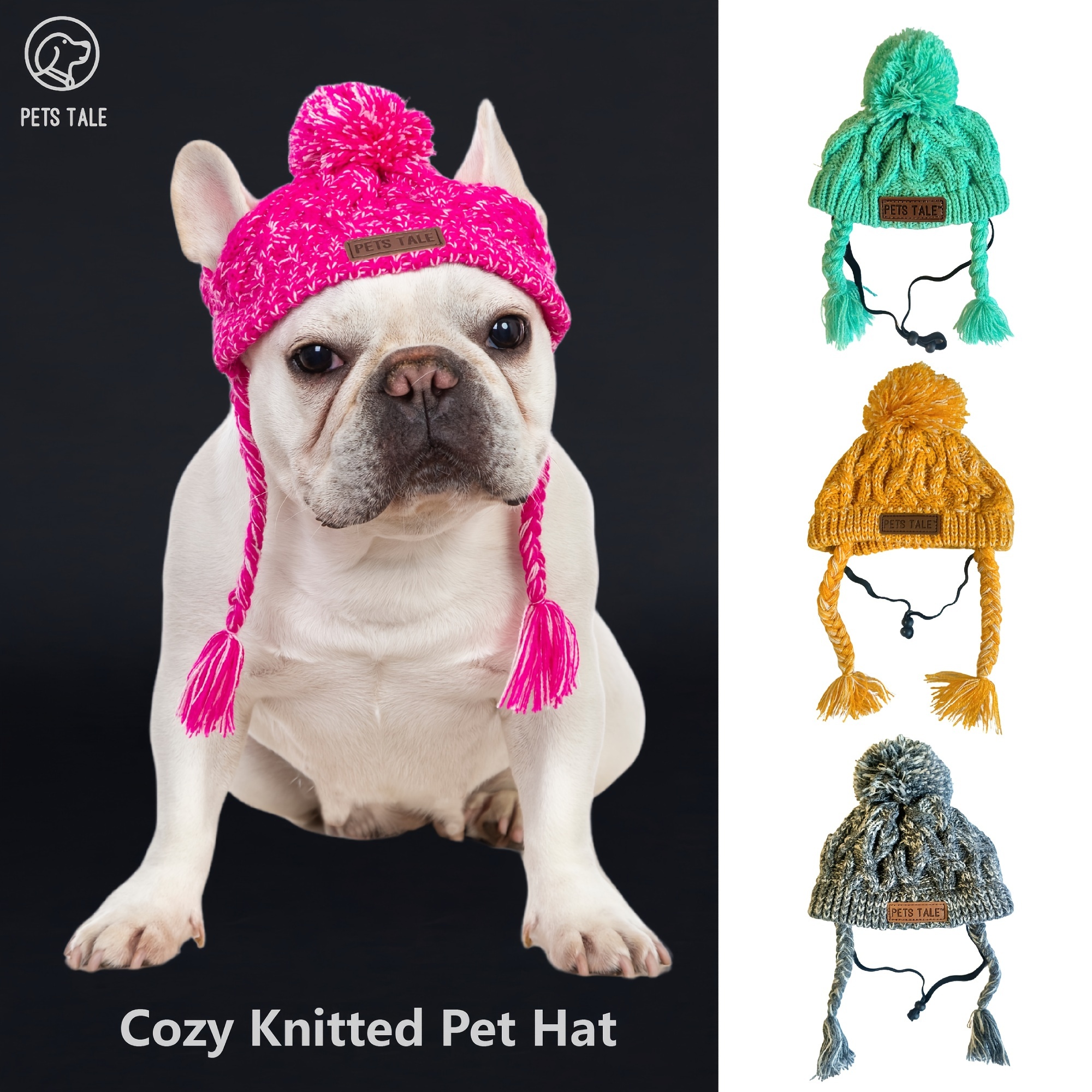 Dog Knitted Hat Knitting Dog Hat