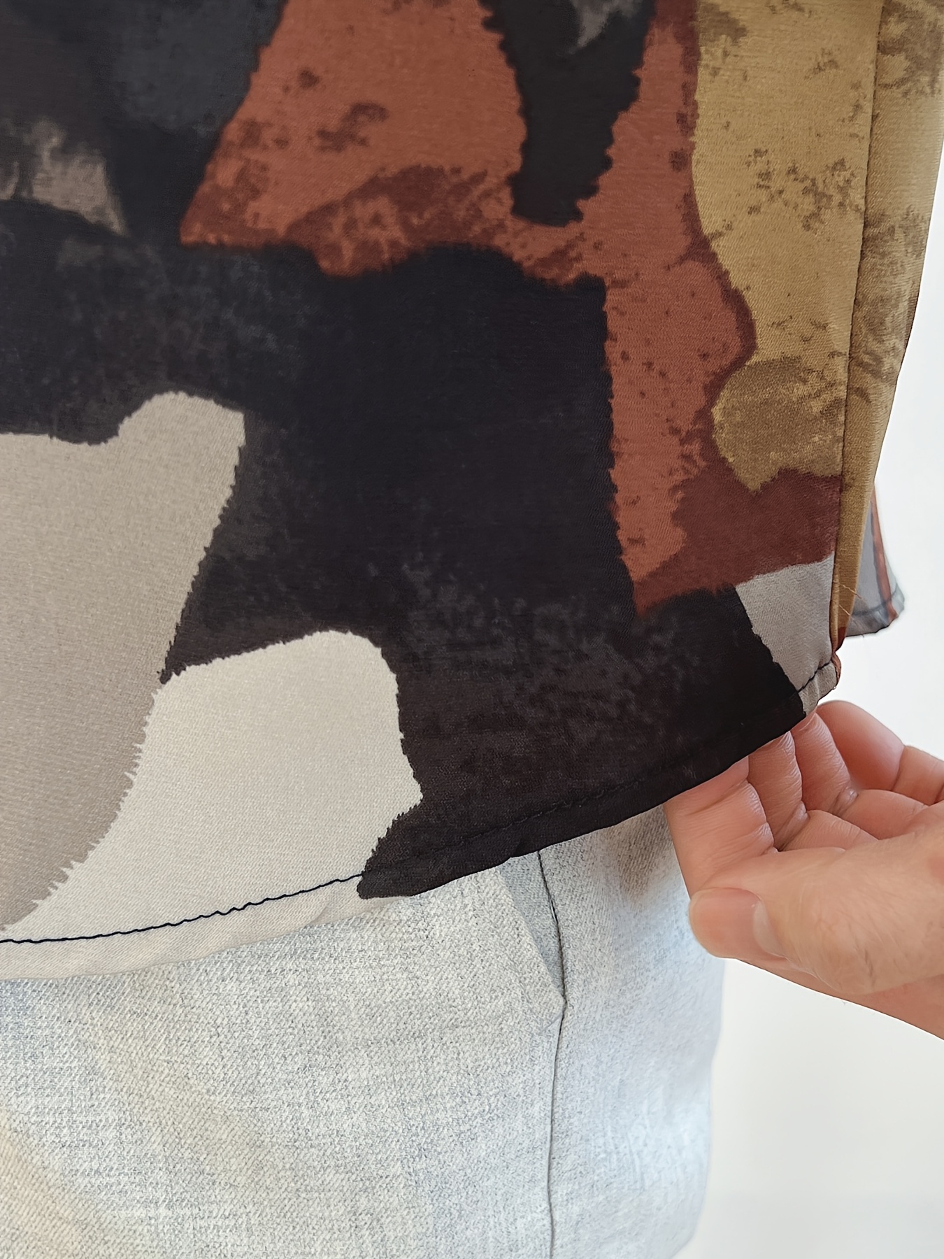 Men'S Casual Summer Beachwear - Soft, Long Sleeve Button-Up Shirt with Camouflage Print, Lightweight Polyester, Perfect for Vacation or Leisure Activities, Vacation Clothing | Stylish Casualwear | Soft Texture Shirt