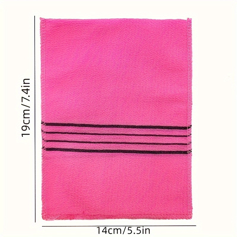 5pcs Set of Unisex Back Scratching Towels for Sauna and Bath