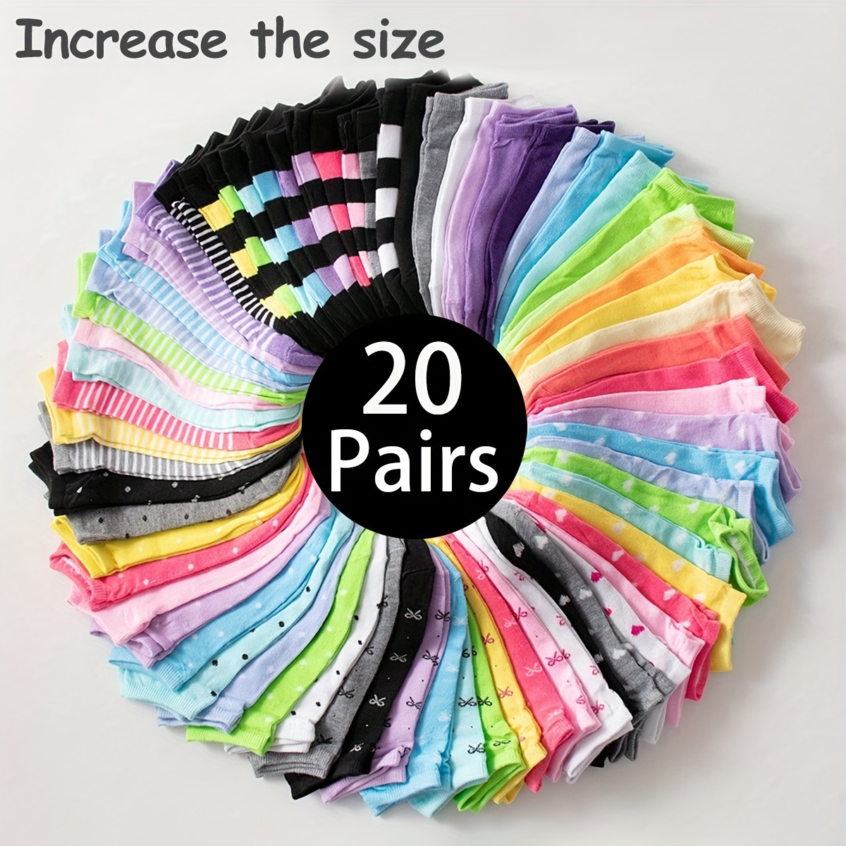 

10/20 Pairs Of Boy's & Girl's Trendy Simple Low-cut Socks, Mesh Candy Colored Breathable Socks For Teenager Outdoor Wearing All Seasons Wearing