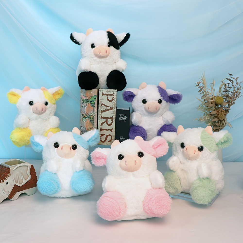 

Adorable Pink Plush Cow Toy Home Decoration Children's Birthday Gift Holiday Gift Christmas Gift