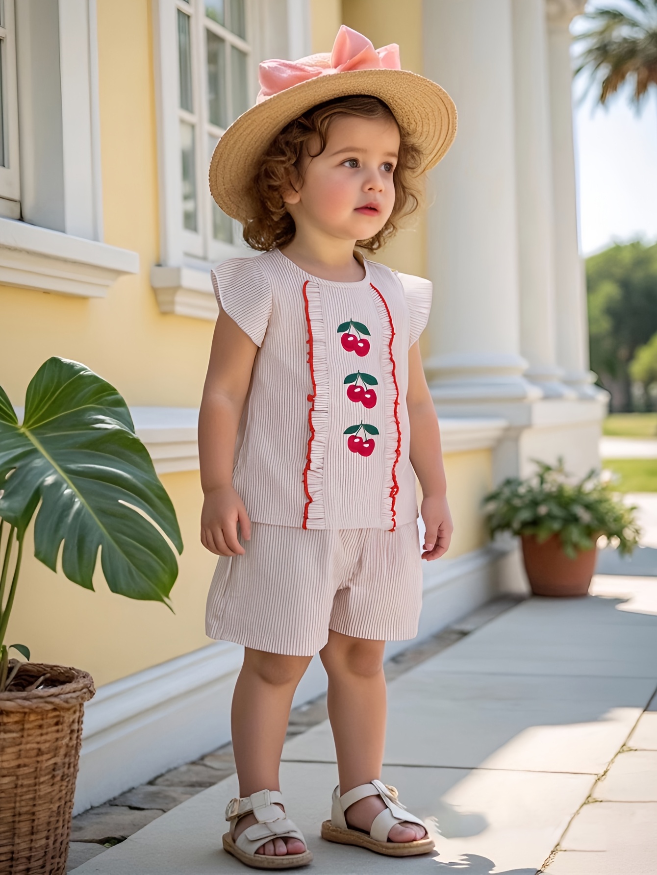roupa de bebê menina conjunto de verão. produtos para bebês - Temu Brazil, image size:800x1066