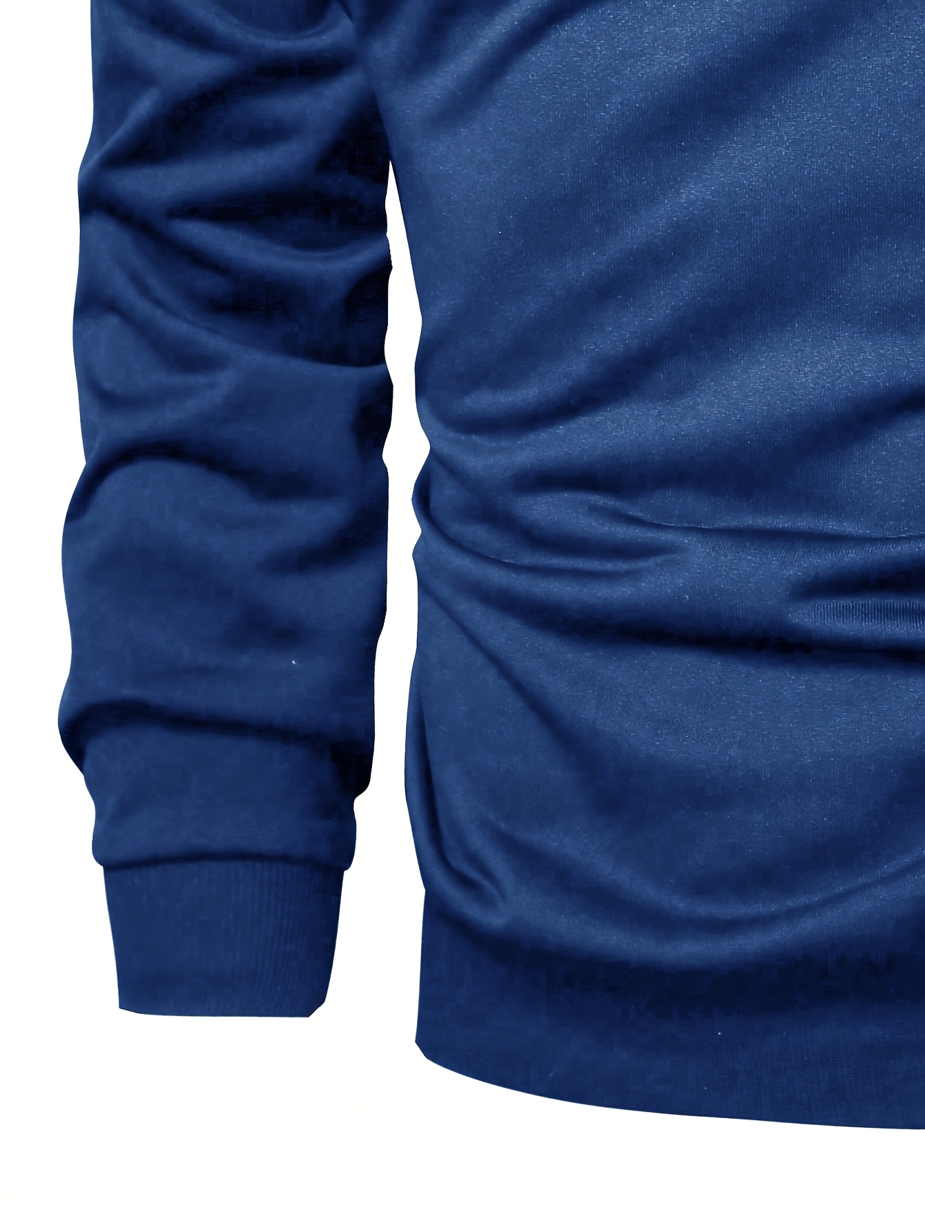 Men's Casual Green Hoodie with Half-Button Placket - Long Sleeve, Soft Polyester Fabric, Comfortable & Stylish for Spring/Fall, Casual Wear Hoodie | Minimalist Hoodie | Knitted Texture, Sweater Hoodie