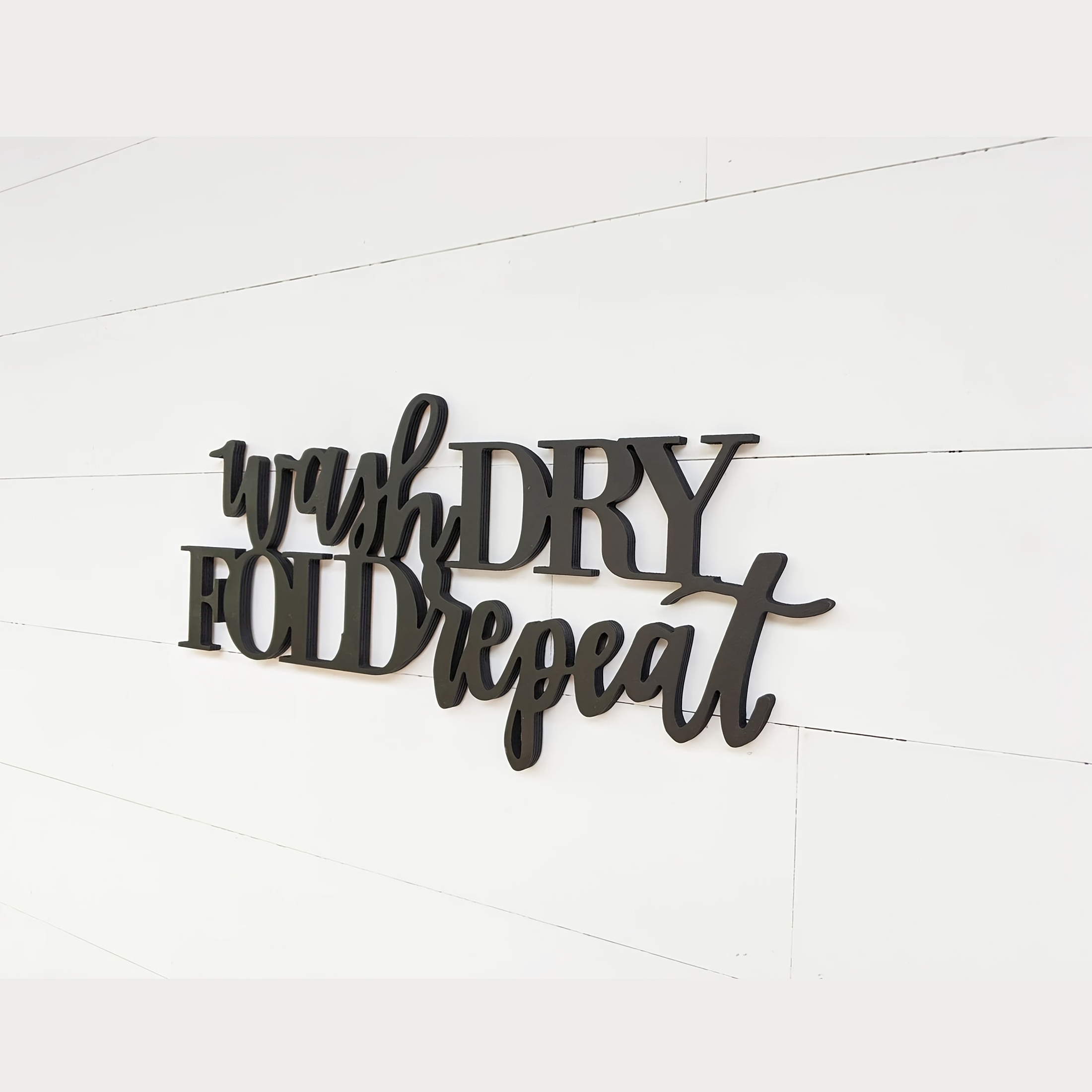 

- Wooden Laundry - ', Dry, ' For