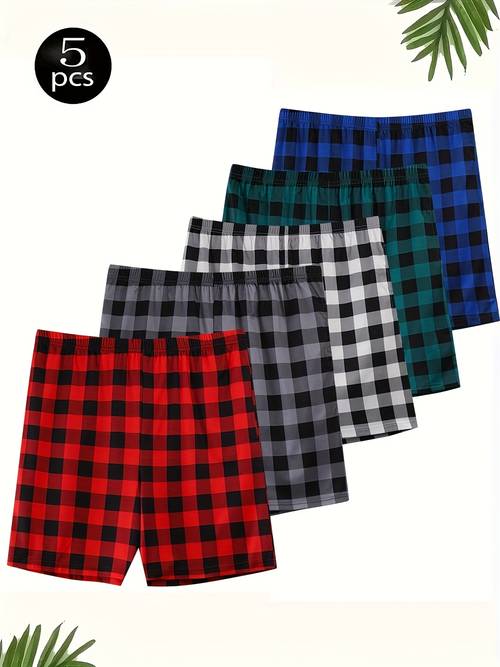 spring summer 5pcs set mens pajamas shorts with comfortable and waist short style pajama pants spring summer 5pcs set