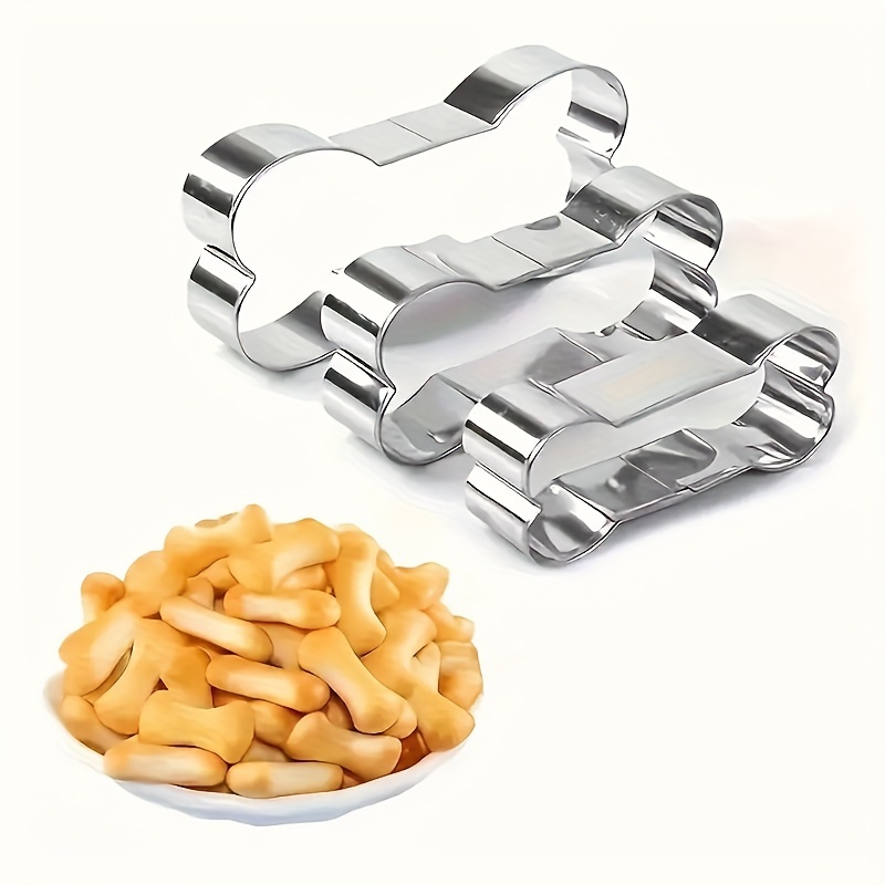 

3pcs Cookie Cutter Set - Stainless Steel Pastry Molds For Homemade Treats, Weddings & Birthdays