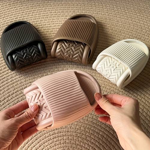 portable travel slippers unisex foldable slippers for home and bathroom lightweight and quiet eva material use women shoes