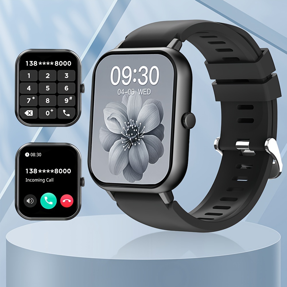 TEMU GWENLAND Smartwatch para Hombres y Mujeres - Pantalla Táctil Completa de 1.83", Compatible con /iPhone, Calidad, 100+ de Ejercicio, Podómetro,
