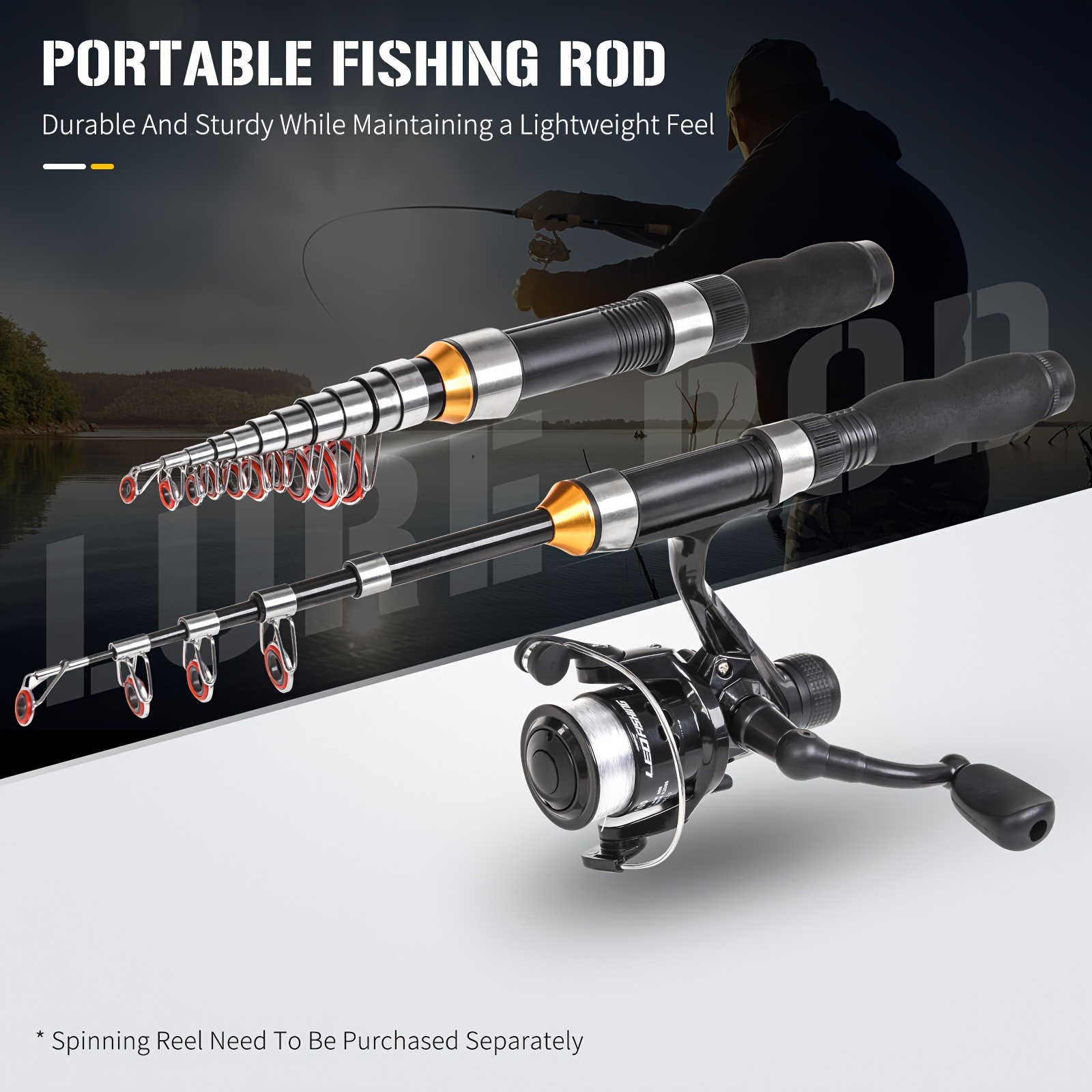 best fishing pole for child LEOFISHING Portable Kids Rod Set 2Pack Telescopic Fishing Poles Boys and Girls Fishing Rod and Reel Combos with Full Kits Fishing Net and Bucket for Toddler Youth (Blue Size:12ft 3lb t/c - PMS2300DB-AU Animal_Reptile ✓Top 5: Best Braided FISHING Portable Telescopic Fishing