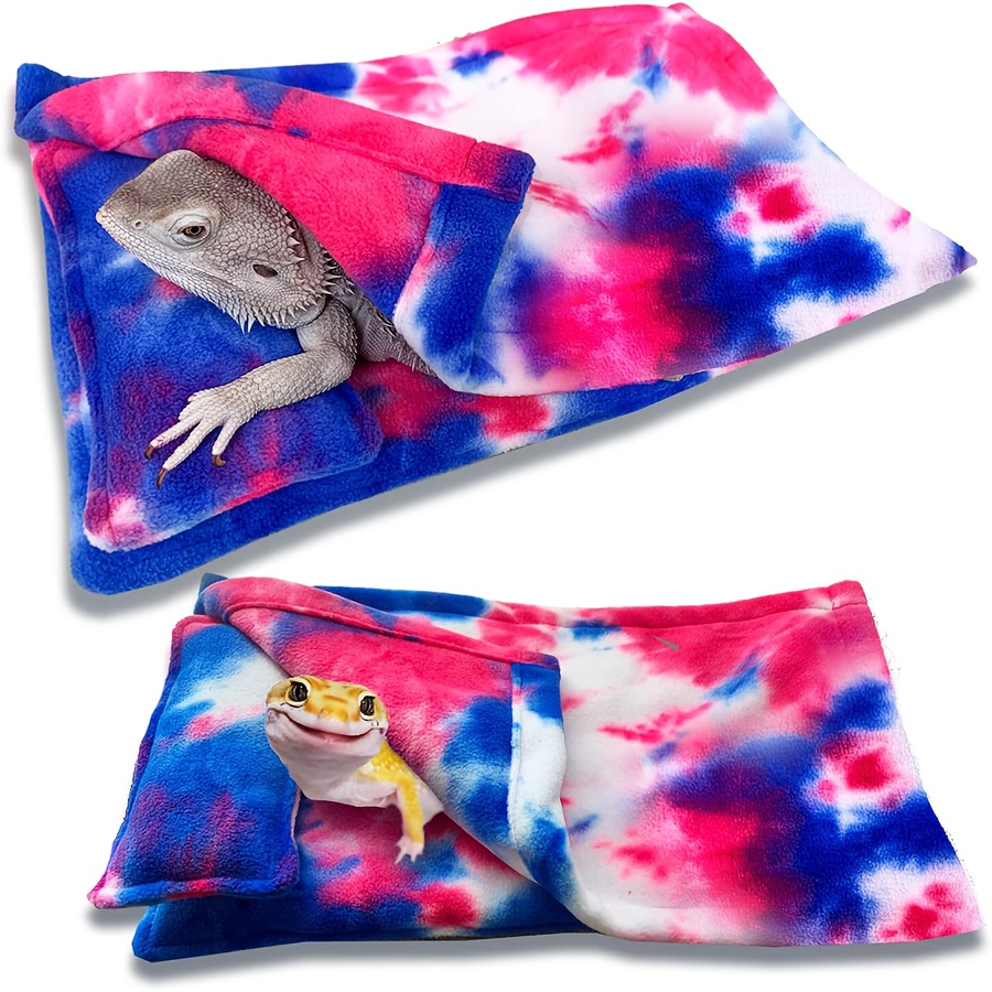Sleeping Bag Set for Reptiles, Including a Pillow And Blanket, Designed for Bearded Dragons And Suitable for Guinea Pigs, Rats, And Hamsters - Image 6