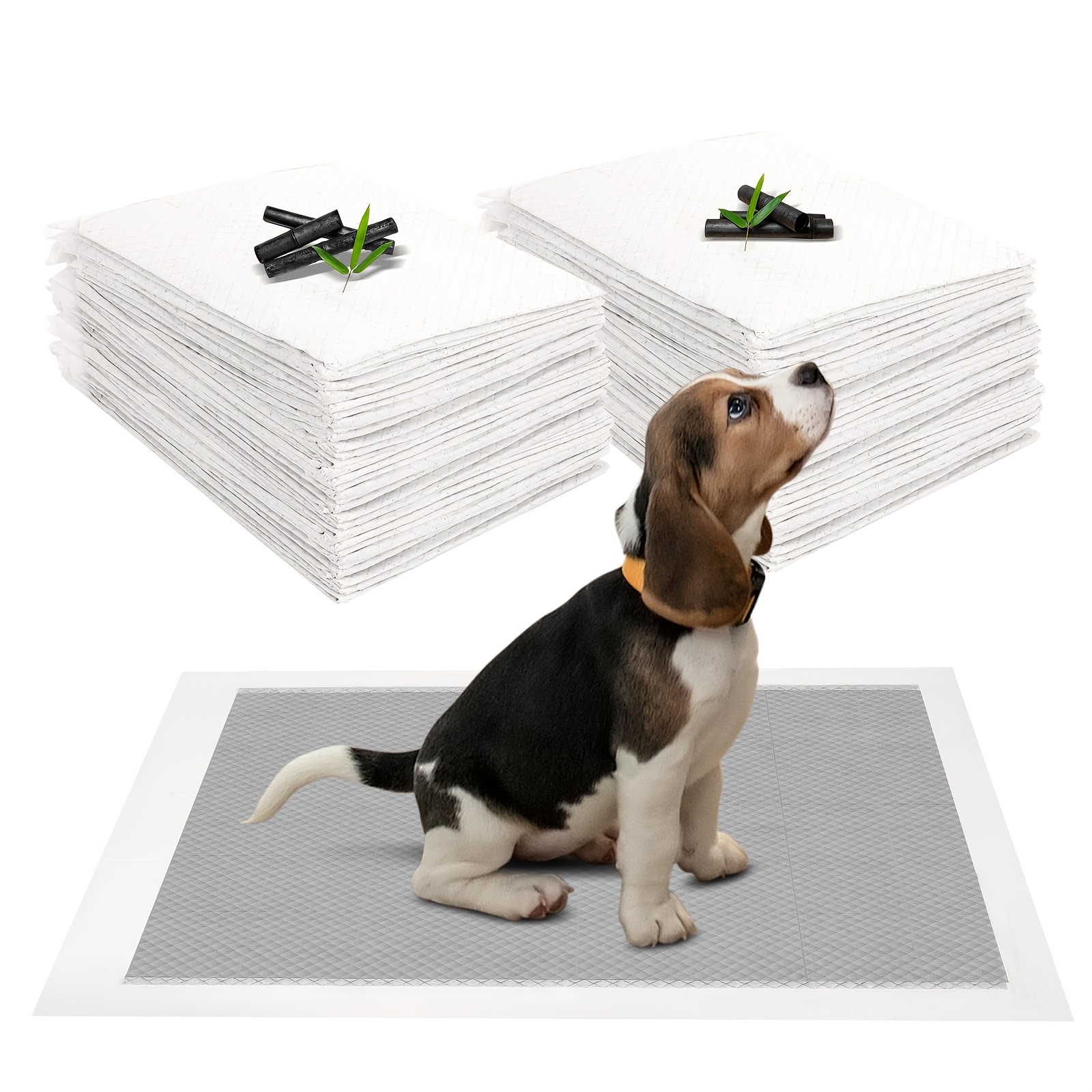 40-pack Pads, 60x60cm - Leak-proof Diaper Changing Pads With Activated Charcoal For Effective - Disposable Pee Pads, Suitable For Or Incontinent Pets