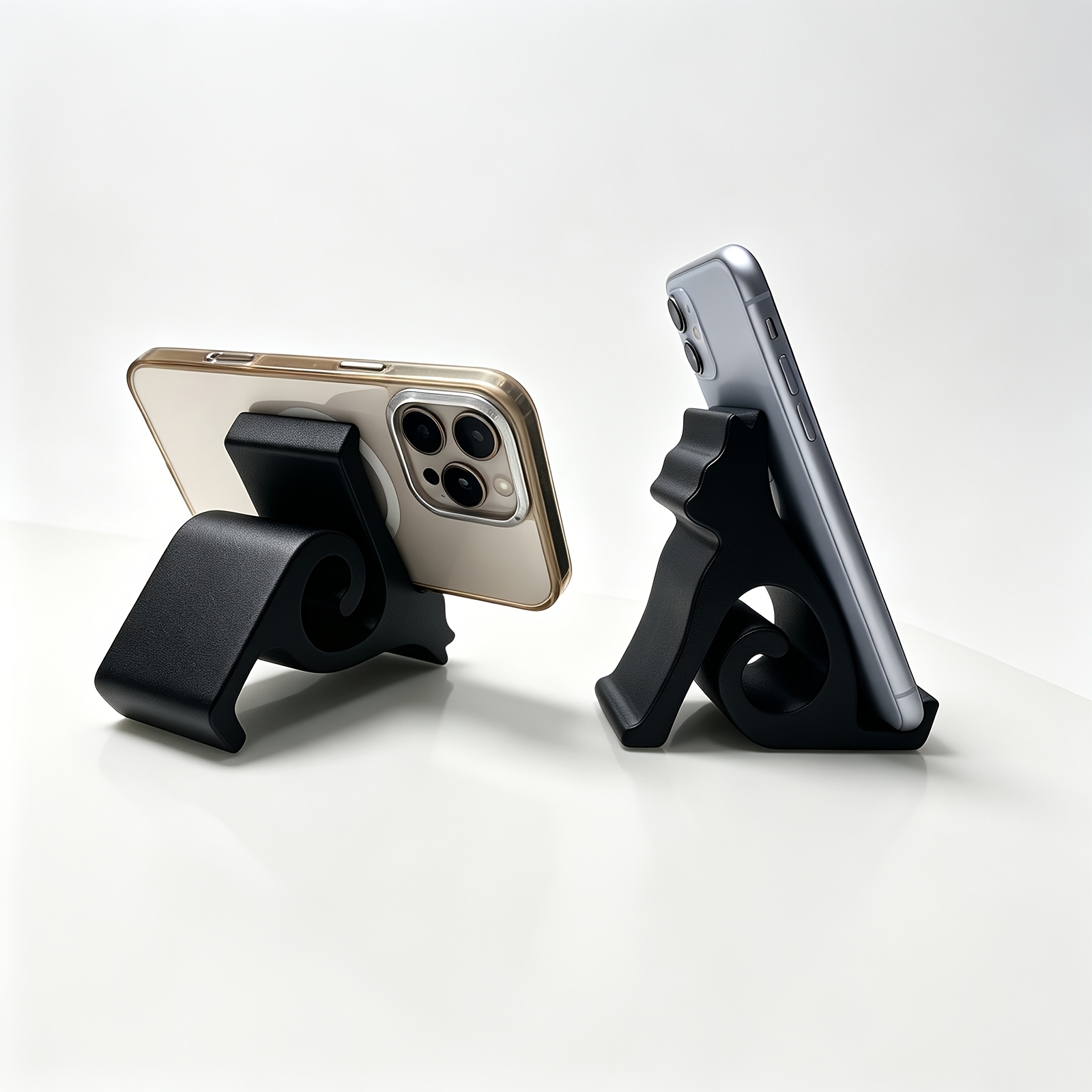 TEMU Support de téléphone de chat avec base à pince et base antidérapante, convient , , - Adorable support chaton, support de téléphone stable pour