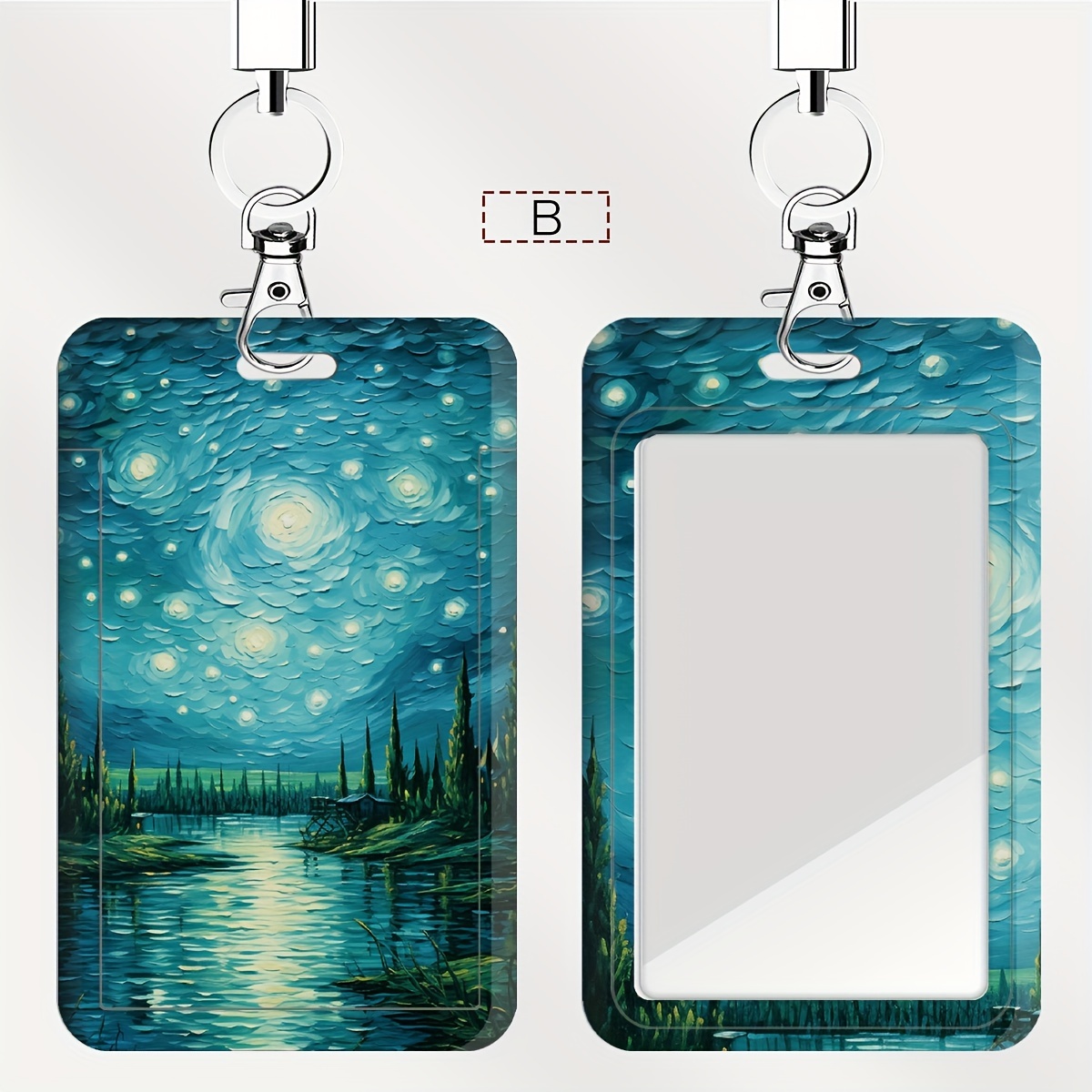 TEMU Porta Carte 2D per Biglietti da Autobus e Tesserini Studenteschi con Design Serie , Completo di una Cinturino da Polso