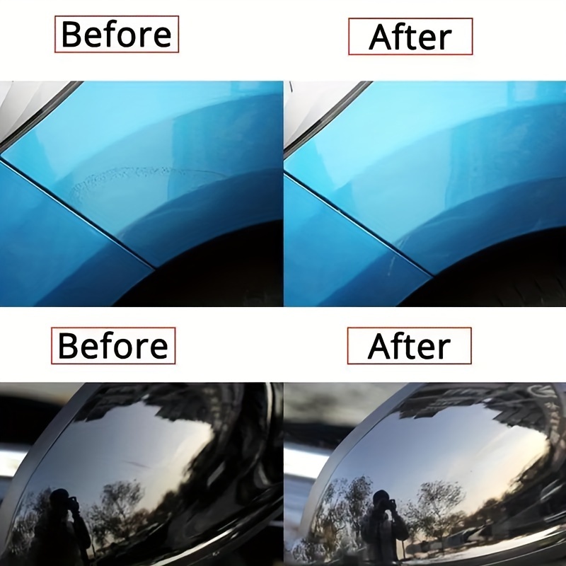 Instant Car Scratch Repair Wax - Shine Enhancer & Paint Protector, Polishes & Removes Marks, Maintenance in a Bottle for RVs & Vehicles Car Scratch Remover Car Scratch Remover for Deep Scratches RV Washes, RV Waxes
