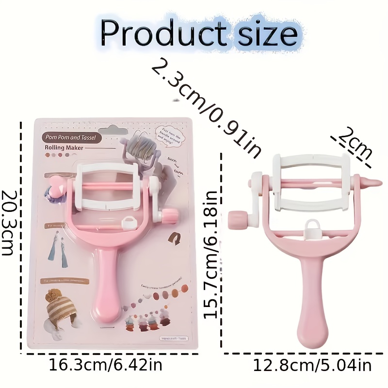 Image of Pom-pom Maker Pompom Maker Tassel Maker Hand-cranked Pompom Maker Mini Tassel Maker Hand-cranked Maker