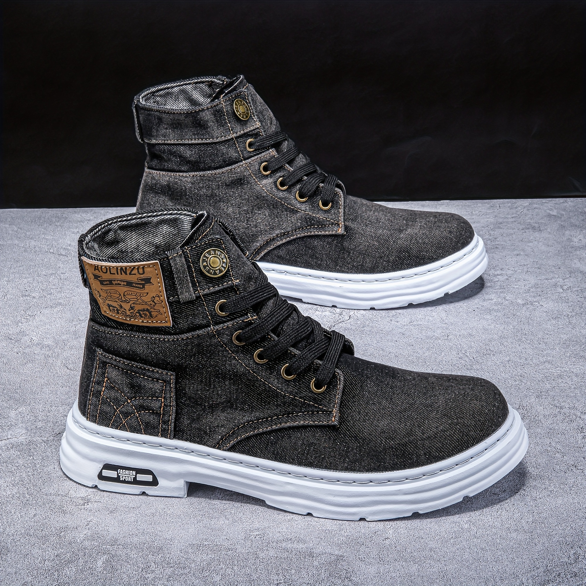 Style Stylish Work Boots Mens Mens Thick Soled Stylish Short Work