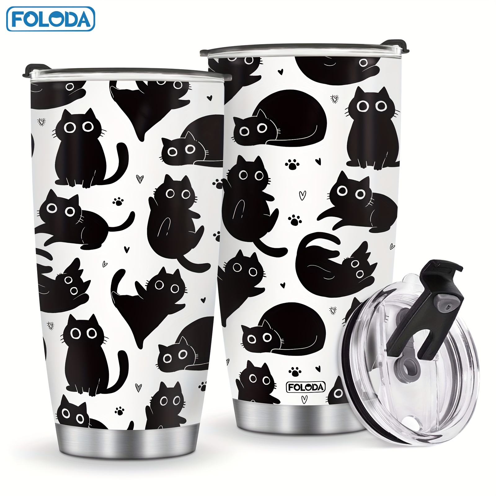 

en Inoxydable Foloda de 20oz et Couvercle - Cadeau les des Chats, et Amis - , Anniversaires, - &