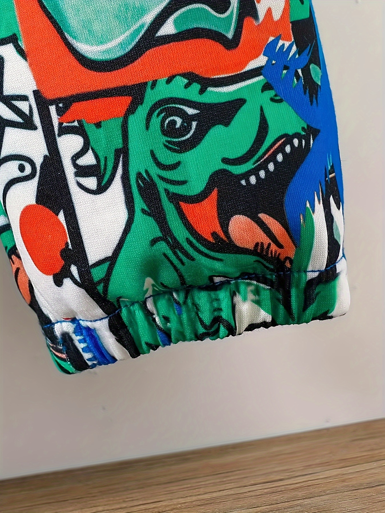 Survêtement Garçon Dinosaure 2 Pièces - Sweat Capuche + Pantalon Cargo - Automne Hiver