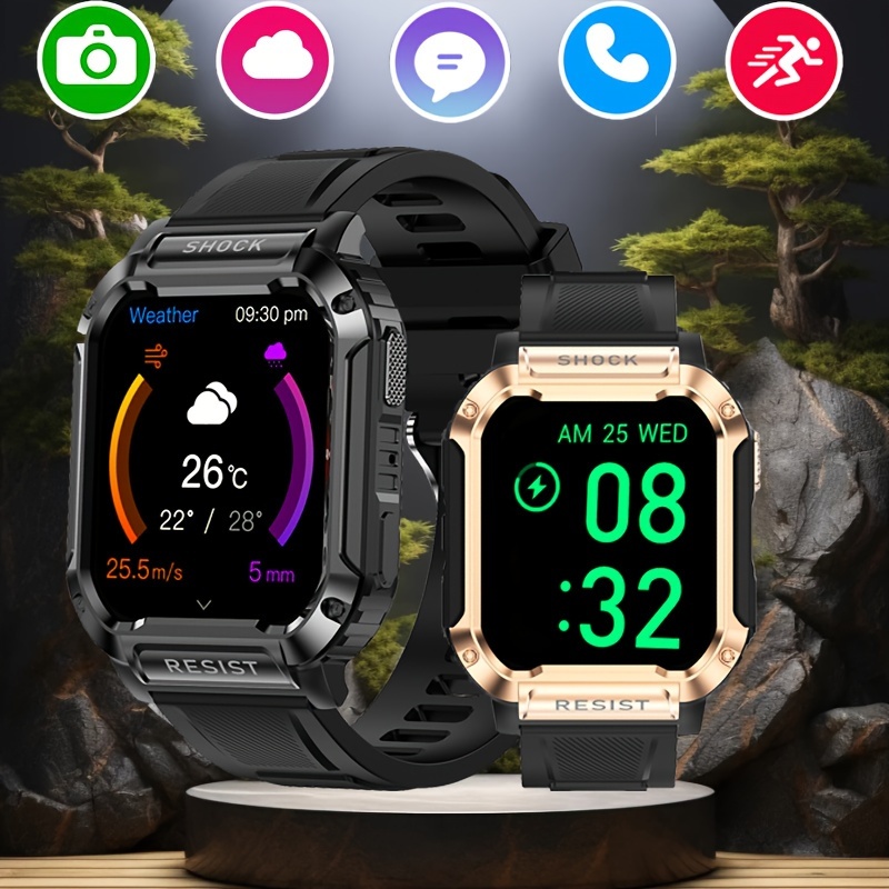 

Smart Watch, Wireless Calling/dial, For Ios/andriod, Multi -sport Mode, Calling Reminder And Rejection, Sms Reminder, Sports Watches, Change Wallpaper, Various App Reminders