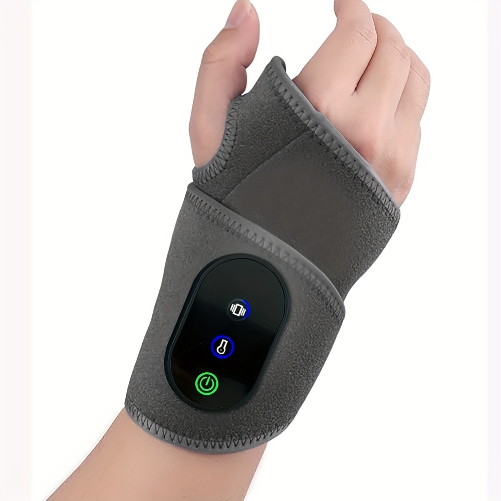 

Heated Wrist Brace With Massager Usb Portable Electric Heating Pad For Massage Heated Wrap For Wrist Warmer For Hand Common