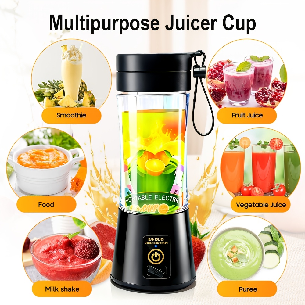 12.85 Oz Rechargeable Portable Blender Cup, Electric USB Juicer... product image 8