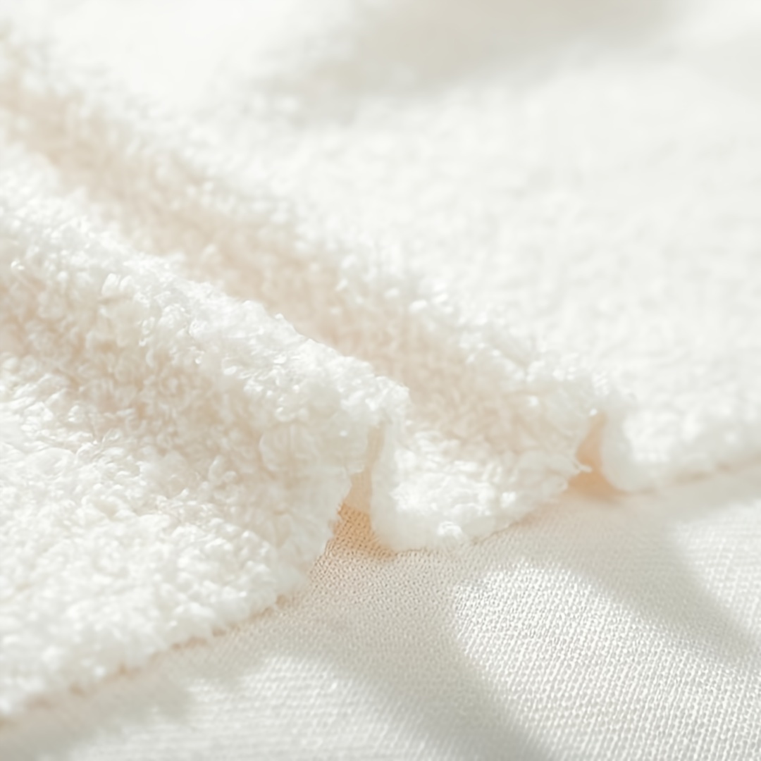 Image of 1pc New Boucle Teddy Faux Fur Fabric 20x63 Inch Suitable For Any Handmade Projects Bed Decoration, Home Textile Cushion Make, Soft Throw And Other Diy Products (280gsm)