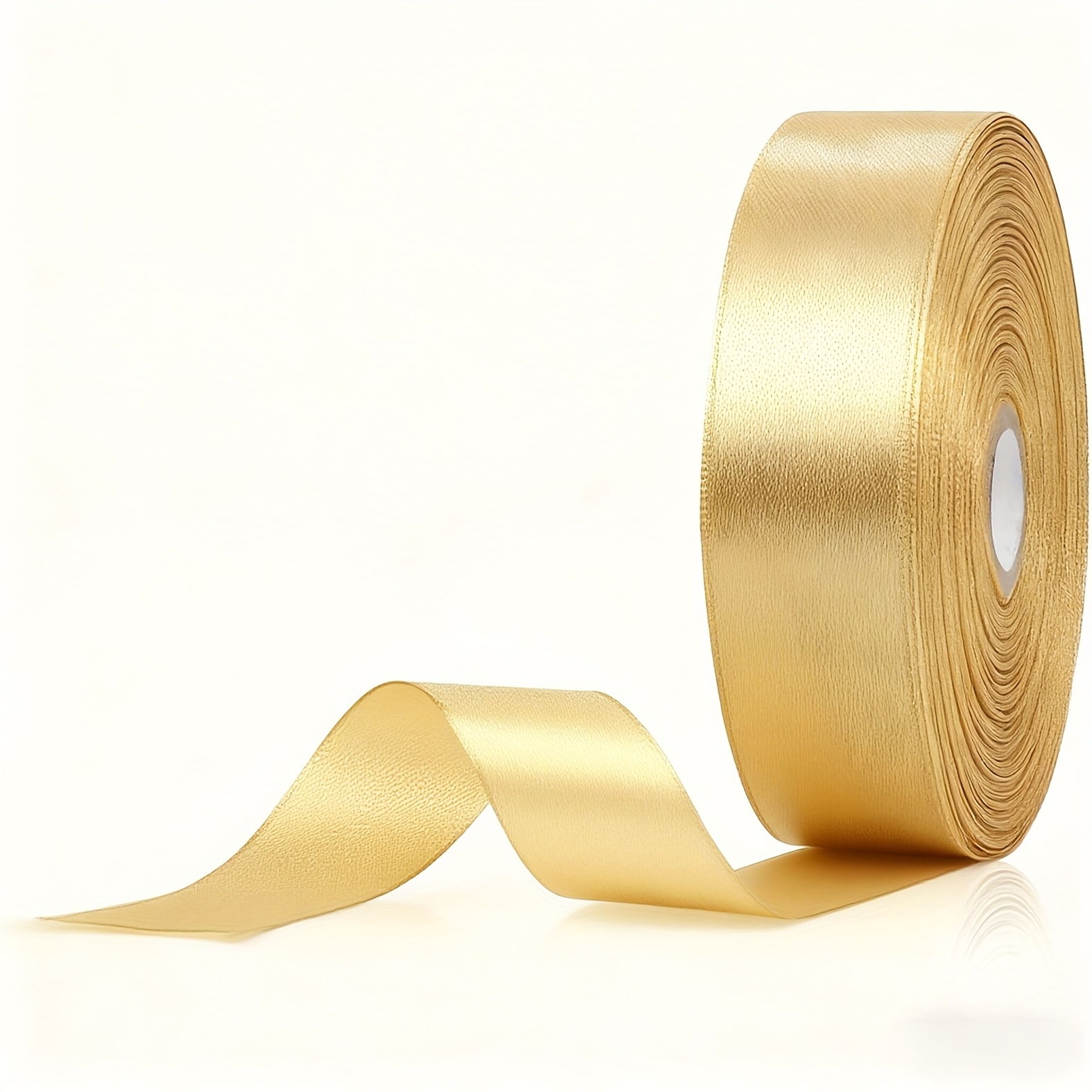 20m Satin Ribbon Roll - 1-inch Wide For Luxury Gift Packaging, , , Academic , Floral Styling, Keepsake Cards & Gothic Decor