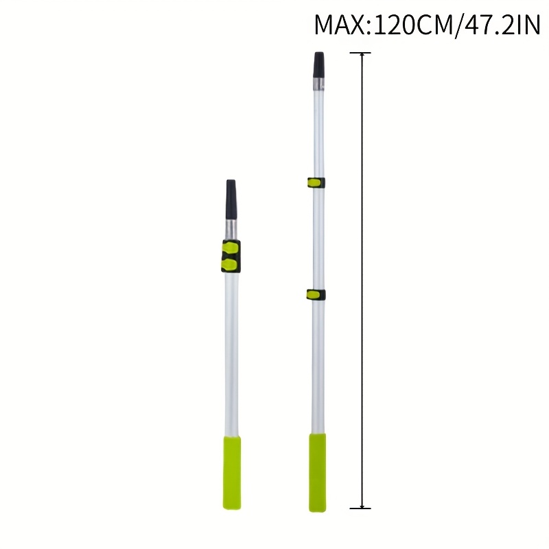 E-shop Schwerlast-Aluminium-Teleskopstange 3.9-9.8ft (1.2-) mit Schnellverschluss für 3 Abschnitte - Durchmesser 28mm für Farbroller &